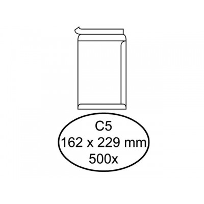 ENVELOP QUANTORE AKTE C5 162X229 ZK 100GR WIT