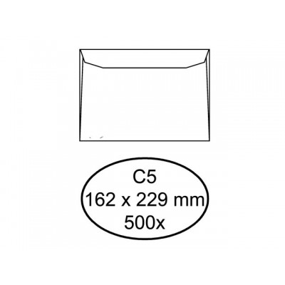 ENVELOP HERMES BANK C5 162X229MM 80GR WIT