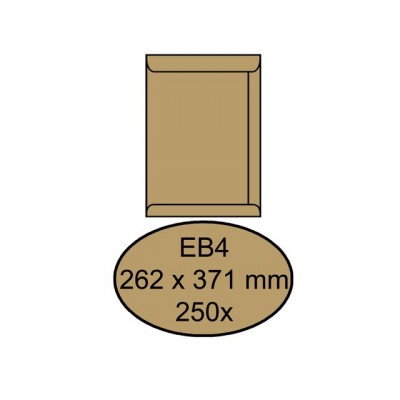 ENVELOP QUANTORE AKTE EB4 262X371 100GR BRUINKRAFT