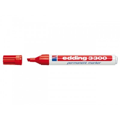 VILTSTIFT EDDING 3300 SCHUIN 1-5MM ROOD