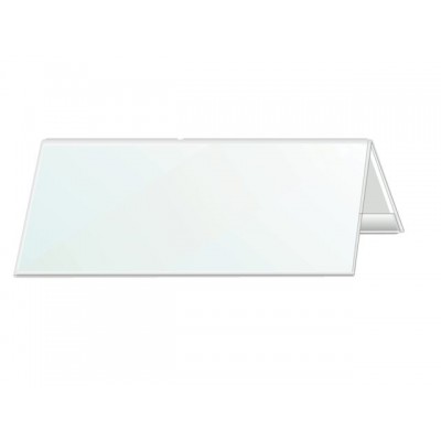 TAFELNAAMBORD DURABLE 8053 105X297MM TRANSP