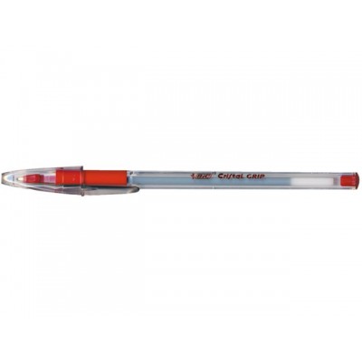 BALPEN BIC CRISTAL GRIP ROOD