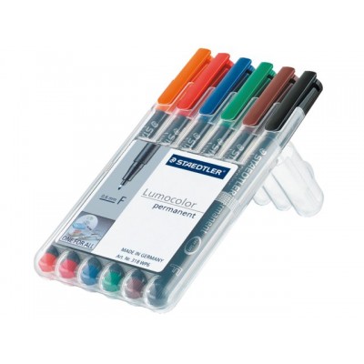 VILTSTIFT STAEDTLER OHP LUMO F 318 WP6