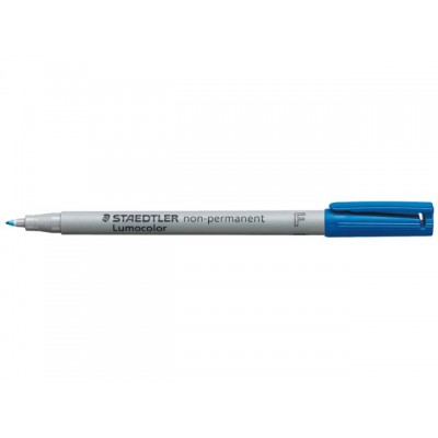 VILTSTIFT STAEDTLER OHP LUMO F 316 NON PERM BLAUW