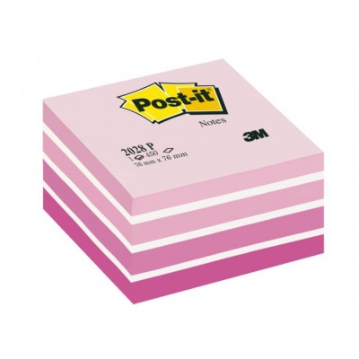 MEMOBLOK KUBUS 3M POST-IT 2028P 76X76MM AQUA ROZE