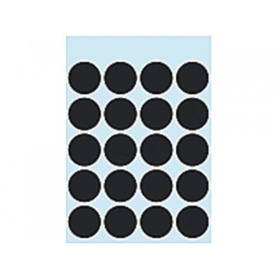 ETIKET HERMA 1879 ROND 19MM 100ST ZWART