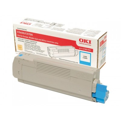 TONERCARTRIDGE OKI 43381907 2K BLAUW