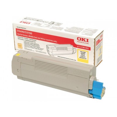 TONERCARTRIDGE OKI 43381905 2K GEEL