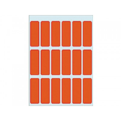 ETIKET HERMA 3652 12X34MM ROOD 90ST