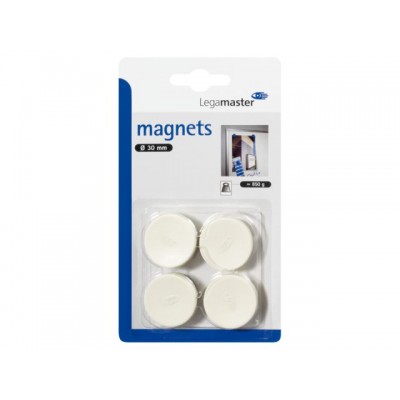 MAGNEET LEGA 30MM 850GR WIT