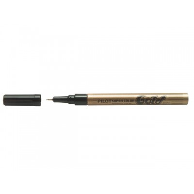 FINELINER PILOT SUPER EF 0.5MM GOUD