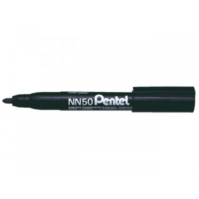 VILTSTIFT PENTEL NN50 ROND 1.5-3MM ZWART