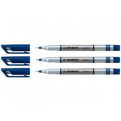 FINELINER STABILO SENSOR 189/41 BLAUW