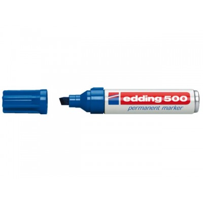 VILTSTIFT EDDING 500 SCHUIN 2-7MM BLAUW