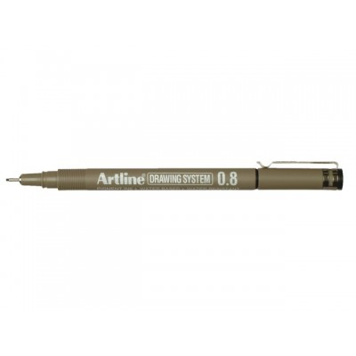 FINELINER ARTLINE 0.8MM ZWART