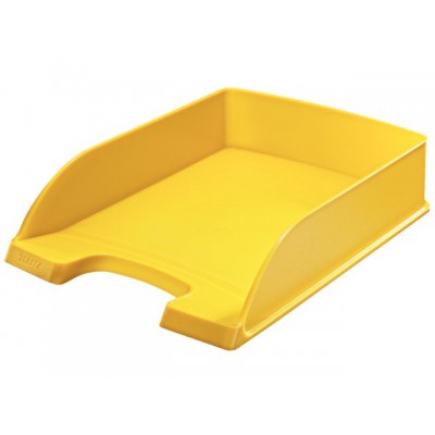 BRIEVENBAK LEITZ 5227 A4 PLASTIC GEEL