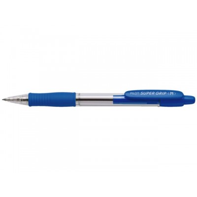 BALPEN PILOT SUPERGRIP DRUKKNOP BLAUW