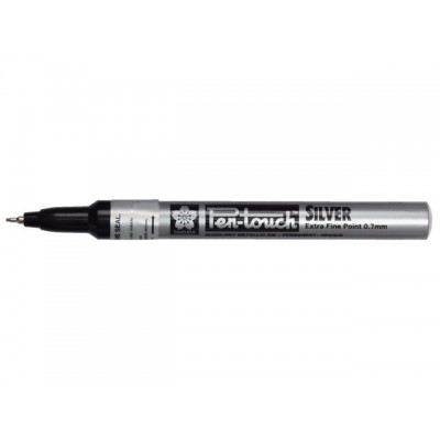VILTSTIFT BRUYNZEEL PEN-TOUCH EF ZILVER