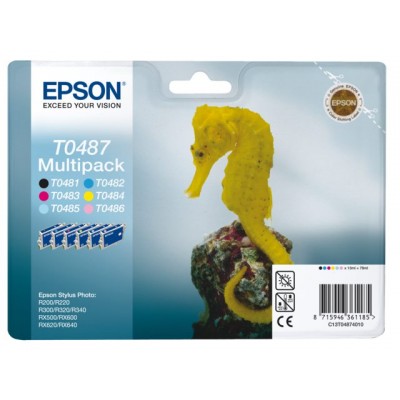 INKCARTRIDGE EPSON T048740 ZWART 5 KLEUREN