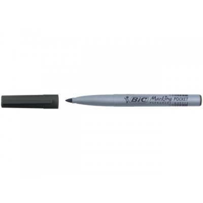 VILTSTIFT BIC 1445 POCKET ROND 1.1MM ZWART