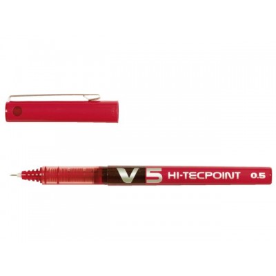 ROLLERPEN PILOT HI-TECPOINT BX-V5 0.3MM ROOD