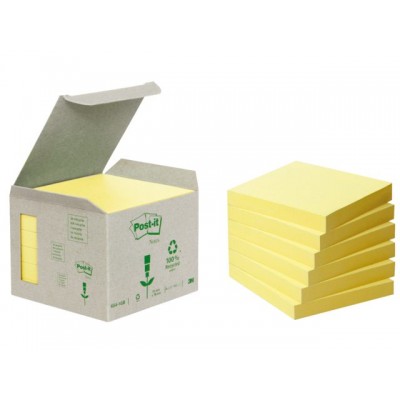 MEMOBLOK 3M POST-IT Z-NOTE R330 RECYCLE GEEL