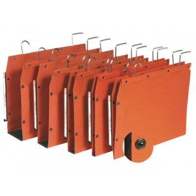 HANGMAP OBLIQUE TUB LAT FO U-BODEM 50MM ORANJE