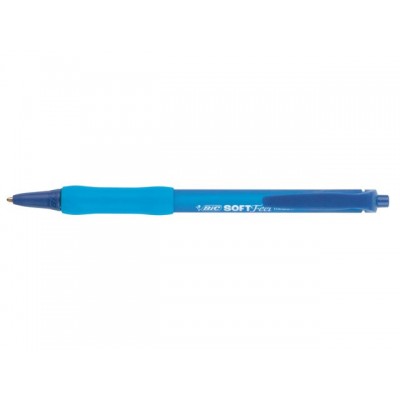 BALPEN BIC SOFT FEEL CLIC BLAUW