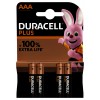 BATTERIJ DURACELL PLUS AAA 4ST