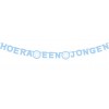 LETTERSLINGER HAZA HOERA EEN JONGEN BLAUW