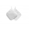 PANNENLAPPEN CREOTIME 20X20CM WIT