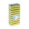 SCHUURSPONS CLEANINQ 140X90X28MM GEEL/GROEN