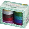 TAPE FOLIA GLITTER 5MX15MM ASSORTI