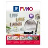 STAEDTLER FIMO BLADMETAAL ZILVER 10 VEL