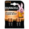 BATTERIJ DURACELL PLUS POWERBOOST AAA X4