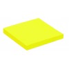 MEMOBLOK QUANTORE 76x76MM NEON GEEL 100