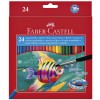 KLEURPOTLOOD FABER CASTELL AQUAREL MET PENSEEL ASS