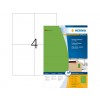 ETIKET HERMA 4399 MOVABLE 105X148MM A4 400ST GROEN