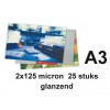 LAMINEERHOES GBC A3 2X125MICRON GLANS