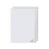 TABBLAD KANGARO G452C A4 4R PP 52DLG 1-52 GRIJS