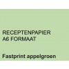 RECEPTPAPIER FASTPRINT A6 80GR APPELGROEN