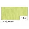 CREPEPAPIER FOLIA 250X50CM NR145 LICHTGROEN