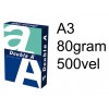 KOPIEERPAPIER DOUBLE A A3 80GR WIT