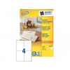 ETIKET AVERY ZWECK LR3483 105X148MM 400ST RECY
