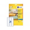 ETIKET AVERY J8560-25 63.5X38.1MM 525ST TRANSP
