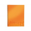 NOTITIEBOEK LTZ WOW GET ORGANISED A4 PP ORANJE