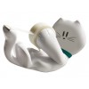 PLAKBANDHOUDER SCOTCH KAT C39 MET 19MMX8.89M WIT