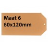 LABEL HF2 NR6 60X120MM KARTON 200GR CHAMOIS