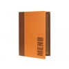 MENUKAART SECURIT A5 1X2TAS PU LEER BRUIN