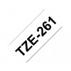 LABELTAPE BROTHER TZE-261 36MMX8M WIT/ZWART